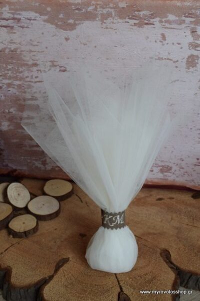 Μπομπονιέρα γάμου μονογράμματα YFAS-84