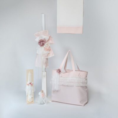 Set Βάπτισης Κοριτσιού Romantic Roses SET-KE434
